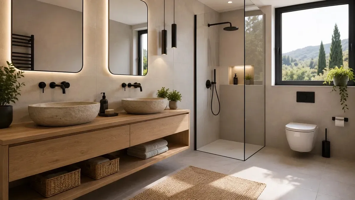 Salle de bains rénovée par PCE
